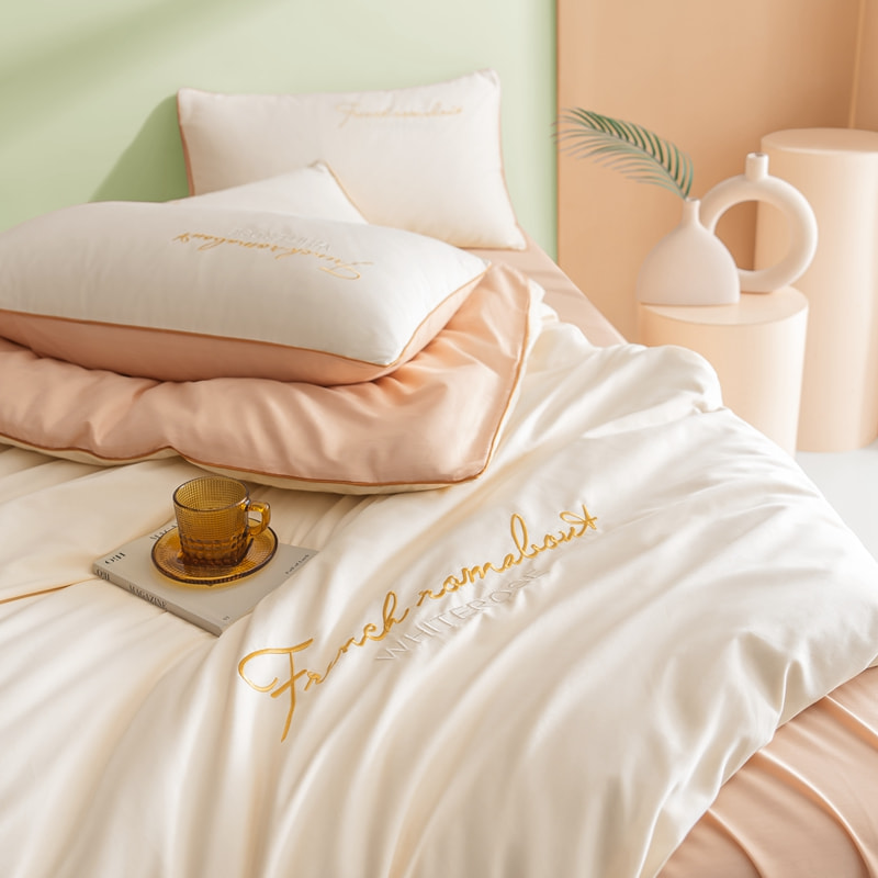 Čistá bavlna s dvojlôžkovým listom s dvojlôžkom